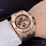 Replica AP Royal Oak Offshore Rose Gold 44mm Watches Automatic Movement